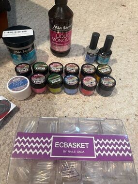 Mia Secret Liquid Monomer & Assorted Acrylic Powders - Multi Color